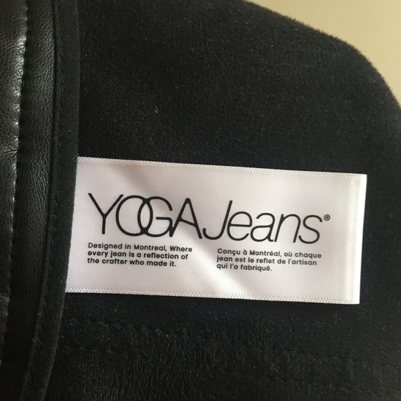 Yoga Jeans Vegan Leather Pant - Picture 7 of 9